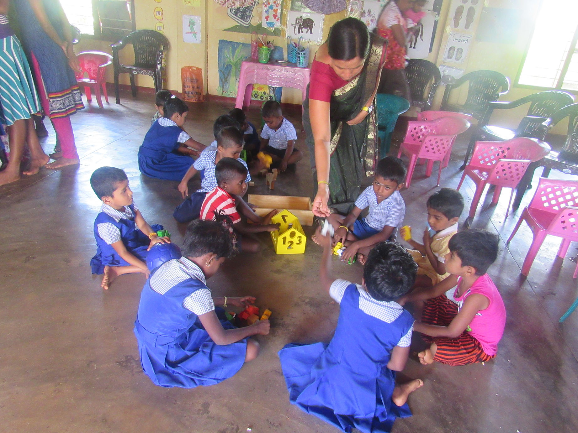 ECD program helped by RAHAMA in Vavuniya north
